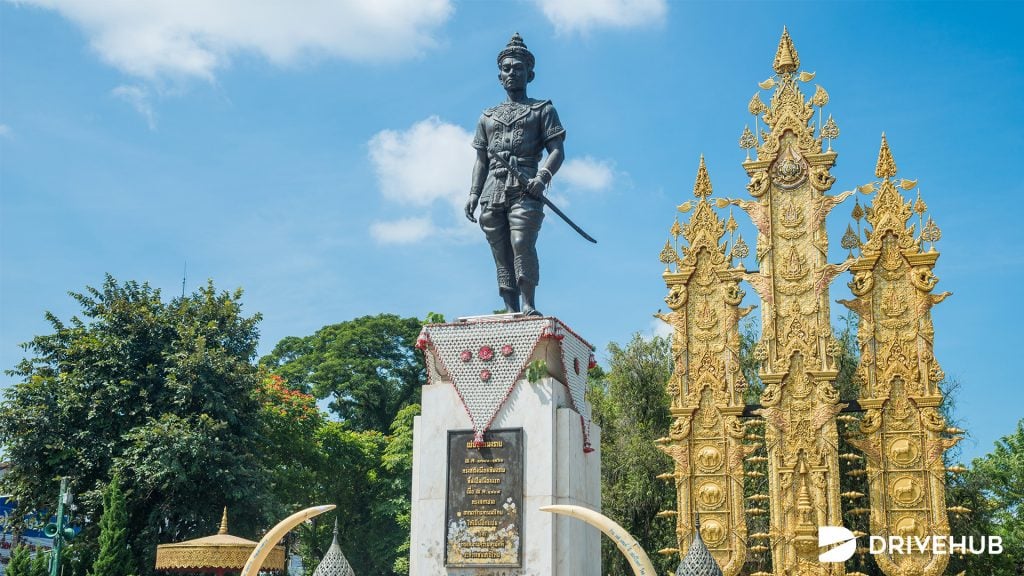 ที่เที่ยวเชียงราย อนุสาวรีย์พ่อขุนเม็งรายมหาราช (King Mangrai Monument)