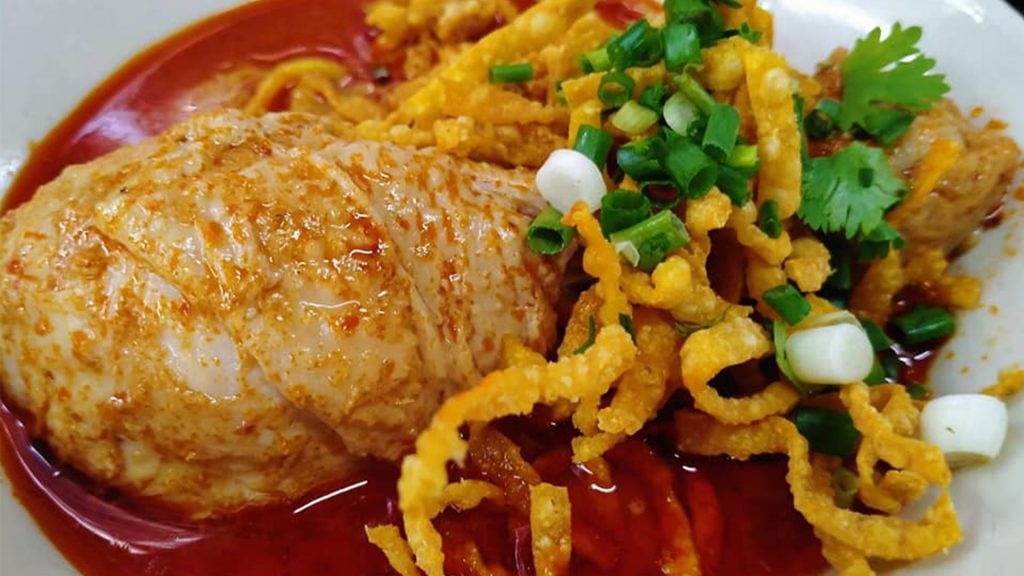 ร้านอาหารเชียงราย ร้านข้าวซอยเฒ่าแก่เอก วัดพระแก้ว (Khao Soi Thao Gae Ek)