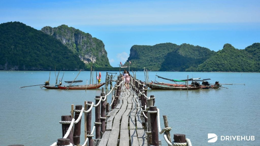 ที่เที่ยวนครศรีธรรมราช - สะพานไม้อ่าวเตล็ด (Ao Telet Wooden Bridge)

