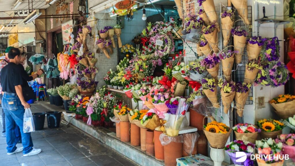 ที่เที่ยวกรุงเทพ - ปากคลองตลาด (Pak Khlong Talat - Flower Market)