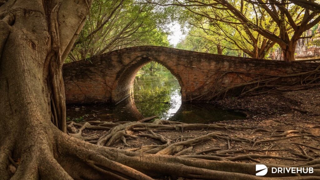 ที่เที่ยวอยุธยา - สะพานป่าดินสอ (Dinso Bridge)