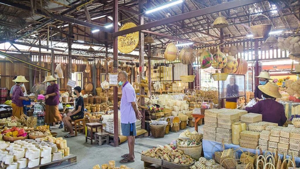 ที่เที่ยวอยุธยา - ตลาดโก้งโค้ง Kong Khong Market