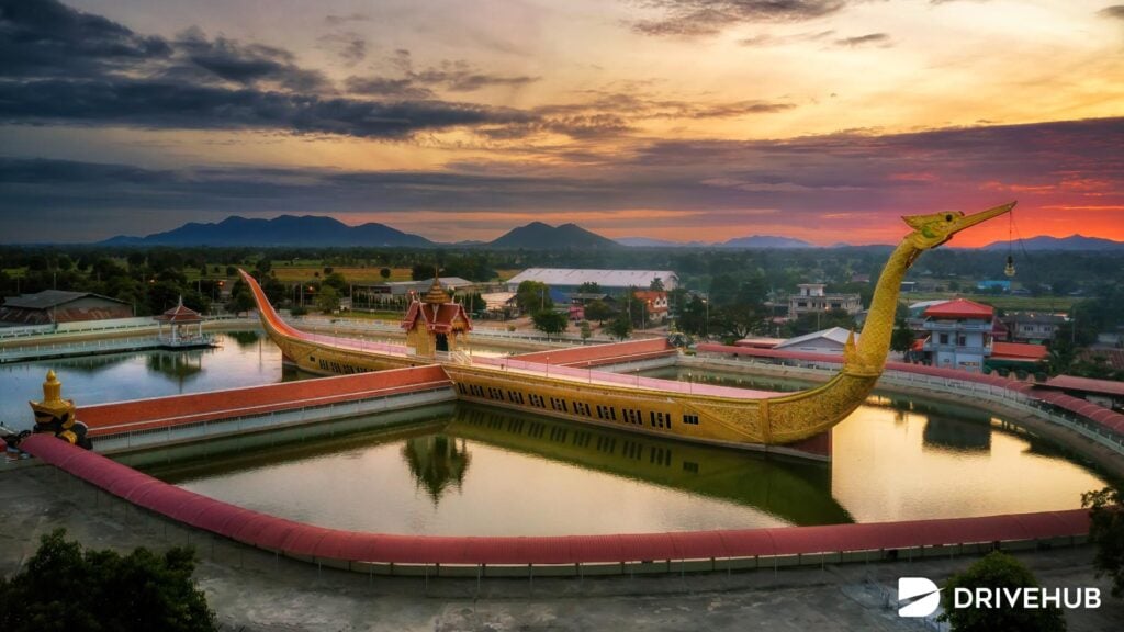 ที่เที่ยวกาญจนบุรี - วัดสระลงเรือ (Wat Sa Long Ruea)  