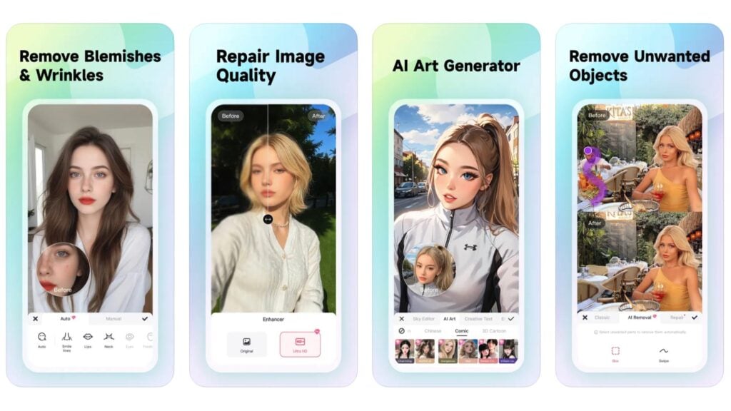 รวมแอปฯ ถ่ายรูปสวย - Meitu