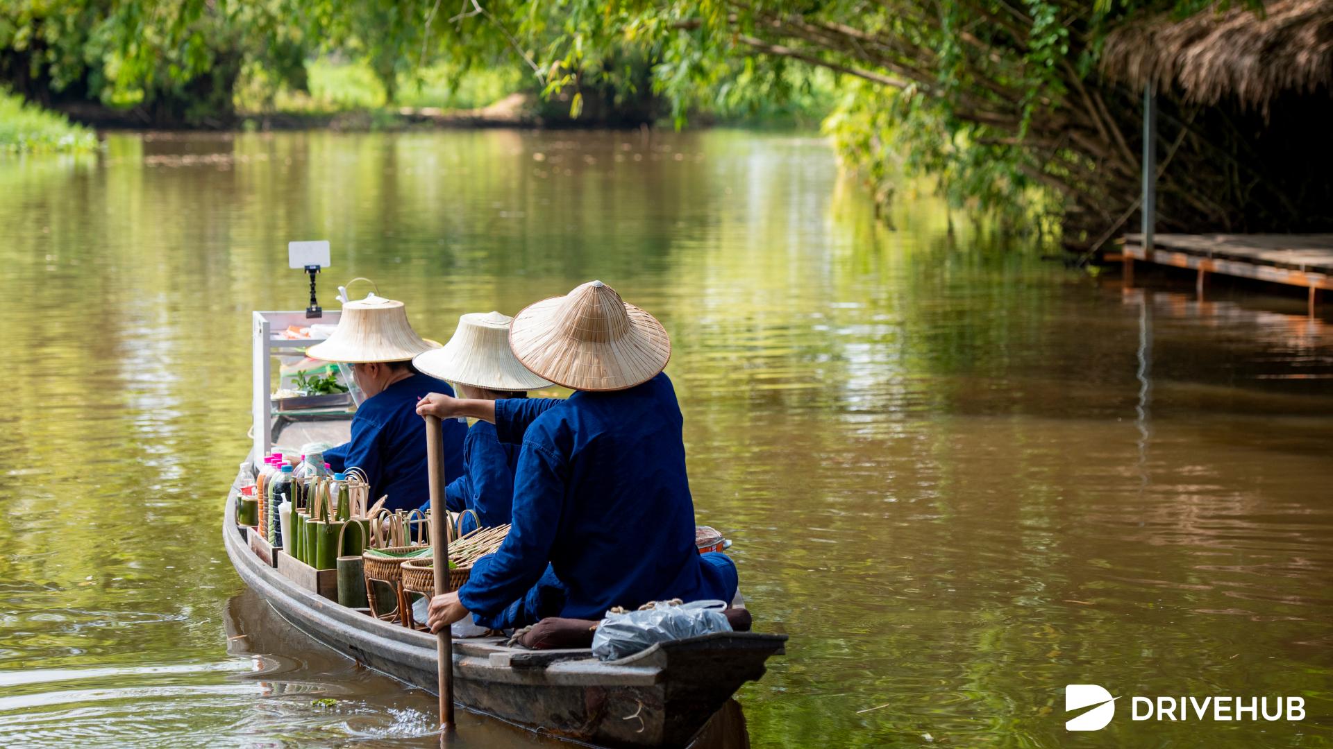 ที่เที่ยวชลบุรี - ตลาดน้ำสามวัง (Sam Wang Floating Market)
