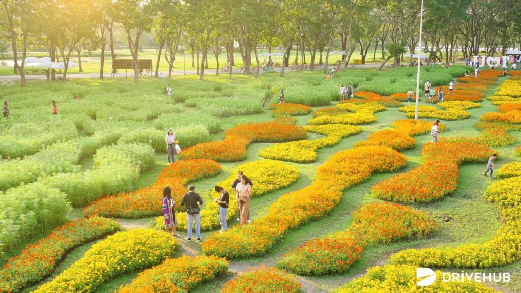 ที่ถ่ายรูปสวยกรุงเทพ - สวนรถไฟ สวนวชิรเบญจทัศ  (Wachirabenchathat Park)
