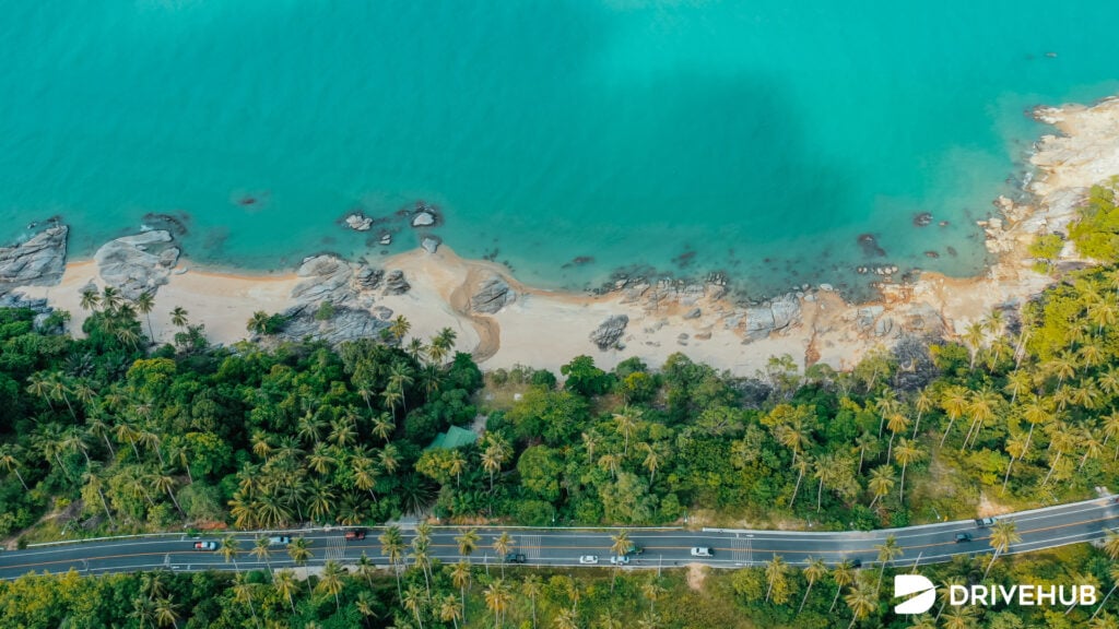 ที่เที่ยวนครศรีธรรมราช - ถนนเลียบชายทะเลขนอม - สิชล (Viewpoint on Khanom-Sichon Road)
