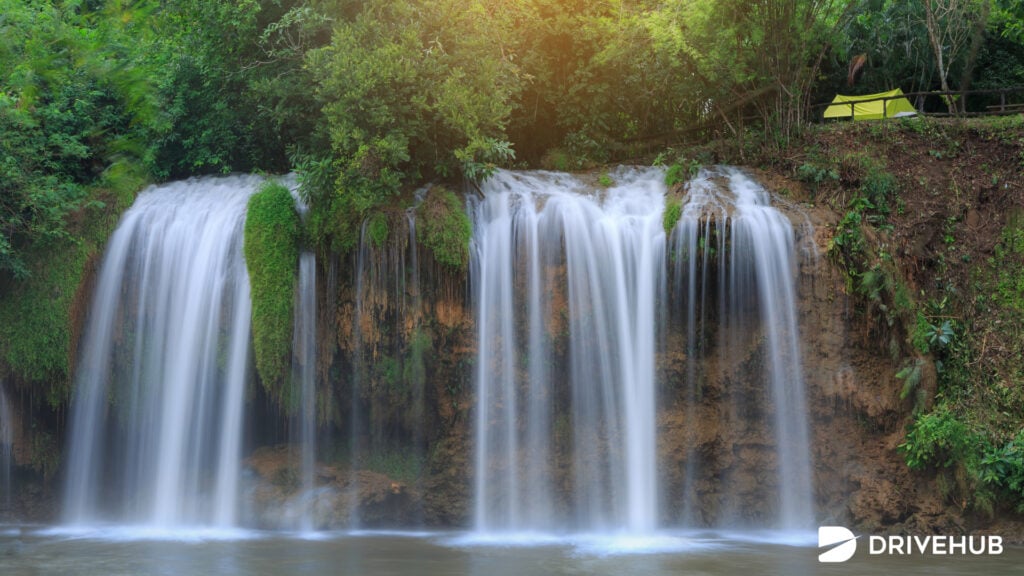 จุดกางเต็นท์ - จุดกางเต็นท์น้ำตกไทรโยค (Sai Yok National Park)