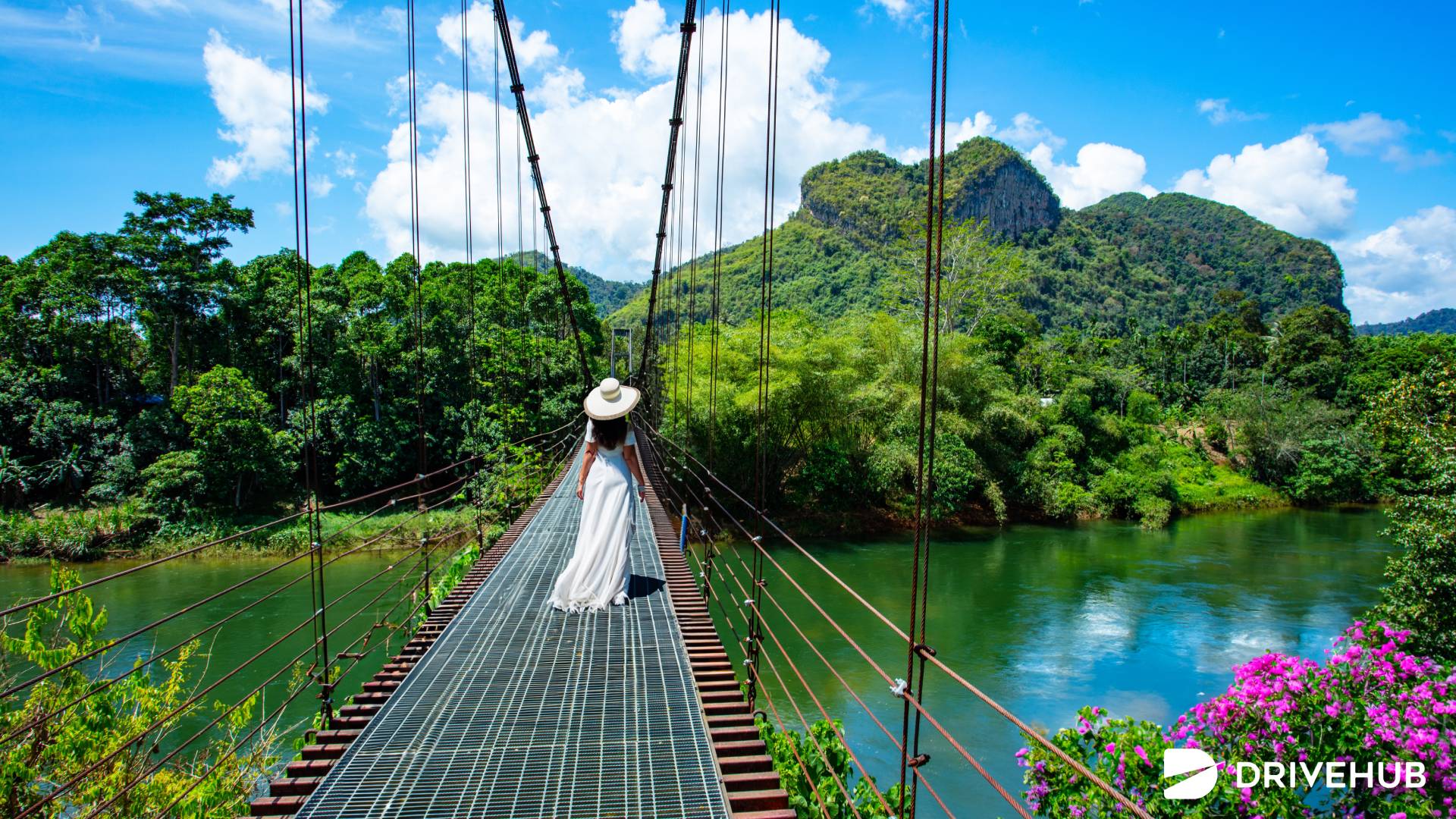 ที่เที่ยวสุราษฯ - สะพานแขวนเขาพัง ภูเขารูปหัวใจ (Suspension Bridge, Khao Teppitak)  