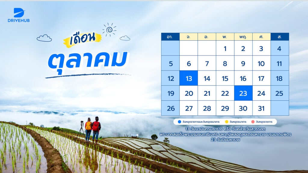 วันหยุดประจำปี 2568