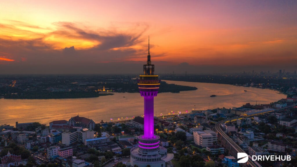 ที่เที่ยวสมุทรปราการ - อุทยานการเรียนรู้อ่าวไทย และหอชมเมืองสมุทรปราการ (Samut Prakan Learning Park and Tower)