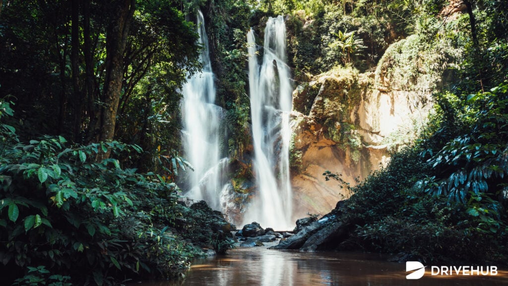 ที่เที่ยวแม่แตง - น้ำตกหมอกฟ้า (Mok Fa Waterfall)