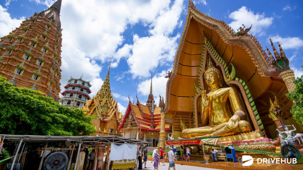 วัดกาญจนบุรี - วัดถ้ำเสือ (Wat Tham Suea)