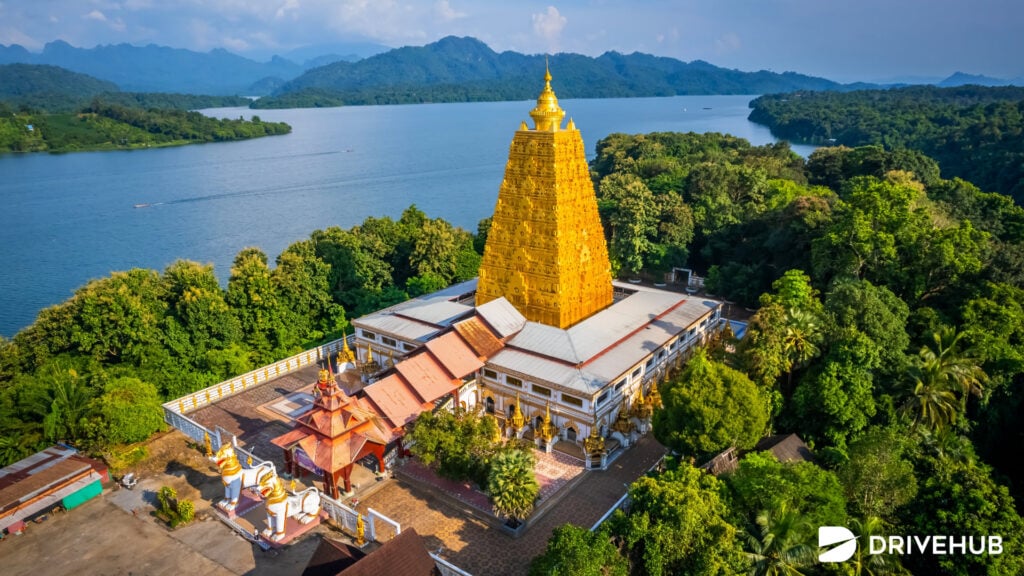 วัดกาญจนบุรี - เจดีย์พุทธคยา สังขละบุรี (Chedi Golden Phuttha Khaya)