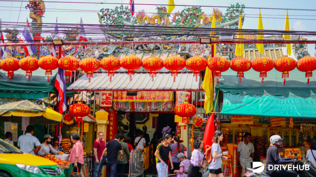 พิกัดขอพรเรื่องงาน - ศาลเจ้าพ่อเสือ เสาชิงช้า (San Chao Pho Suea)